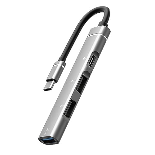 XANHOY 4-in-1 Multifunktionaler USB-C-Adapter, Konverter auf USB 2.0, USB 3.0, Ladeverlängerung, Gadget XANHOY 4-in-1 Multifunktionaler USB-C-Adapter, Konverter auf USB 2.0, USB 3.0, Ladeverlängerung, Gadget von XANHOY