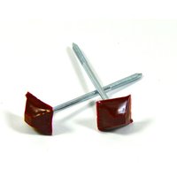 Xanie - Onduline Dachnägel Nägel für Bitumenwellplatte Wellplatten Kunststoffkopf Kopf eckig rot: 1000 von XANIE