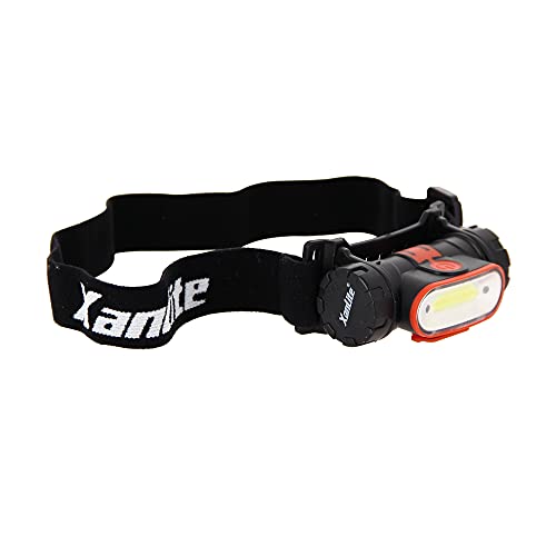 XANLITE USB Rechargeable HEADLAMP, 350 LUMENS, 3 Lighting Modes, 6 Hours of Autonomy FR350S, White von Xanlite