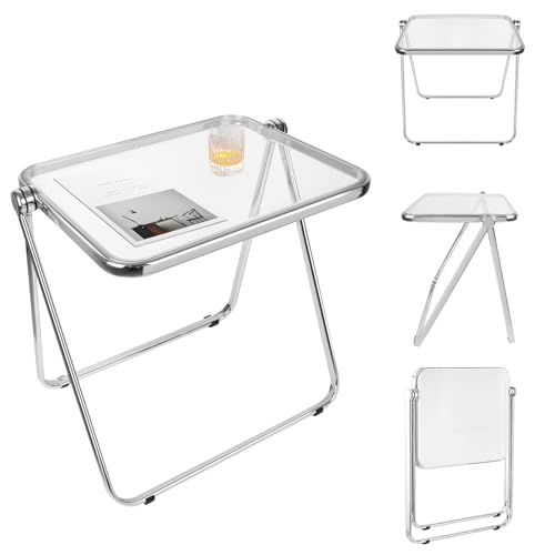 XANNI Klappbarer Campingtisch, Beistelltisch aus Aluminium, höhenverstellbar, tragbar, leicht zu reinigen, ultraleicht, geeignet für Picknicks im Freien, 76 x 50 x 74 cm von XANNI