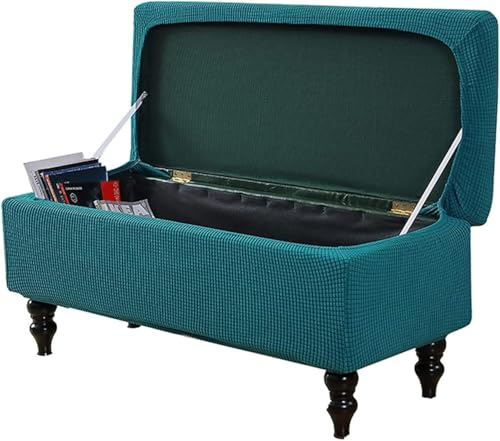 XAOLPLH Stretch Ottoman Cover Rectangle Storage Ottoman Bench Slipcover Jacquard Folding Storage Bench Cover Footrest Stool Slipcover for Bedroom Living Room Footrest Machine,Large XAOLPLH Stretch Ottoman Cover Rectangle Storage Ottoman Bench Slipcover Jacquard Folding Storage Bench Cover Footrest Stool Slipcover for Bedroom Living Room Footrest Machine,Large von XAOLPLH