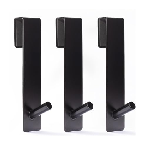 Haken Duschwand, Türhaken für Duschwand Duschhaken ohne Bohren, Dusche Handtuchhalterung, Edelstahl Handtuchhaken zum Einhängen für Handtücher Duschabzieher Glasduschwand Glasstärken ≤ 12mm (13.3 cm) von XAQAMY