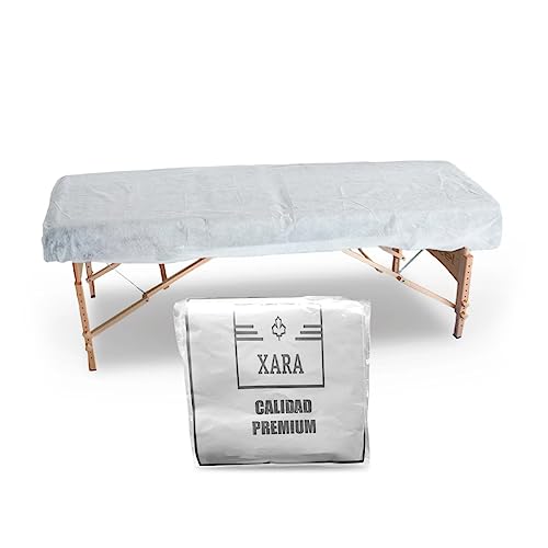 XARA - Einweg-Spannlaken Massageliegen - Größen: 80 X 210 cm - Ideal für Betten und Liegen - Flüssigkeitsabweisend - Pack: 20 von XARA