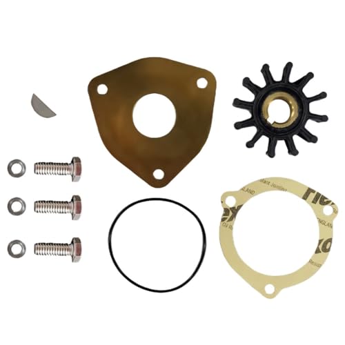 XARONF Motorenteile 3854287 Meerwasserpumpe Kleines Reparaturset for OMC for Cobra und for Volvo Penta 3854287-4 Laufrad und Platte XARONF Motorenteile 3854287 Meerwasserpumpe Kleines Reparaturset for OMC for Cobra und for Volvo Penta 3854287-4 Laufrad und Platte von XARONF