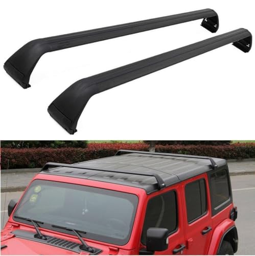 XATHKJOE 2 Stück Auto Dachträger Dachreling für Jeep Wrangler JL JK 2007-2018 2018 2020 2021 2022 2023 Dachgepäckträger-Alu Relingträger Fahrradträger, Dachboxen oder als Skiträger XATHKJOE 2 Stück Auto Dachträger Dachreling für Jeep Wrangler JL JK 2007-2018 2018 2020 2021 2022 2023 Dachgepäckträger-Alu Relingträger Fahrradträger, Dachboxen oder als Skiträger von XATHKJOE