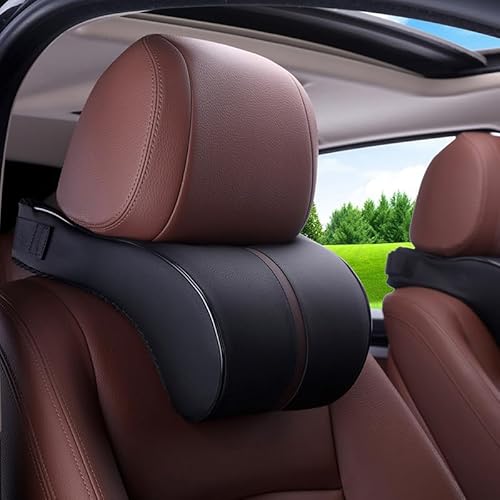 XATHKJOE Auto Kopfstützenkissen, für Seat Ateca 2016+ Auto Nackenkissen für Kopfstütze, Nackenstütze Auto aus Memory Foam, Kopfkissen für Autositz,A-Black XATHKJOE Auto Kopfstützenkissen, für Seat Ateca 2016+ Auto Nackenkissen für Kopfstütze, Nackenstütze Auto aus Memory Foam, Kopfkissen für Autositz,A-Black von XATHKJOE