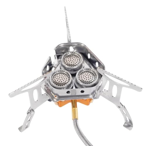Camping Tourist Brenner Big Power Gasherd Kochgeschirr Tragbarer Ofen Picknick Grill Outdoor Faltbarer Gasherd von XAUCY