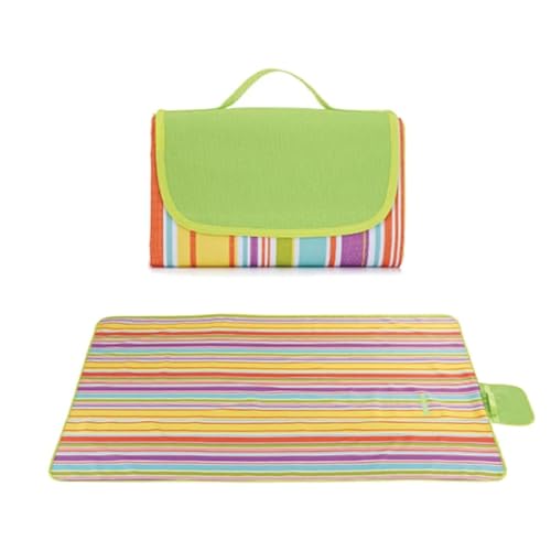 XAUCY Tragbare Picknickmatte aus wasserdichtem Stoff, faltbar, feuchtigkeitsbeständig, Größe B, 150 x 200 cm von XAUCY