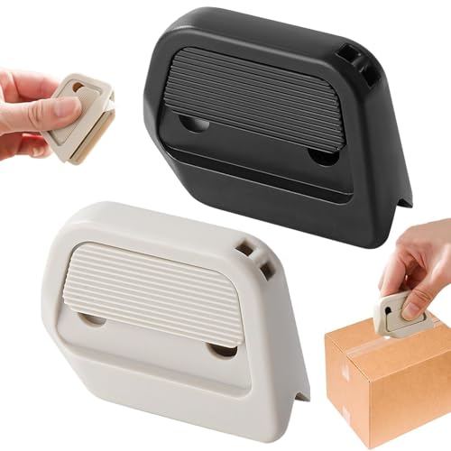 Tragbarer Keramik-KartonöFfner, Keramikmesser Zum Auspacken Von Paketen, Automatisch Einziehbares Keramik-Kartonmesser, Mini Ceramic Paper Cutter, für BüRo, Zuhause-2pcs von XAUXKERE