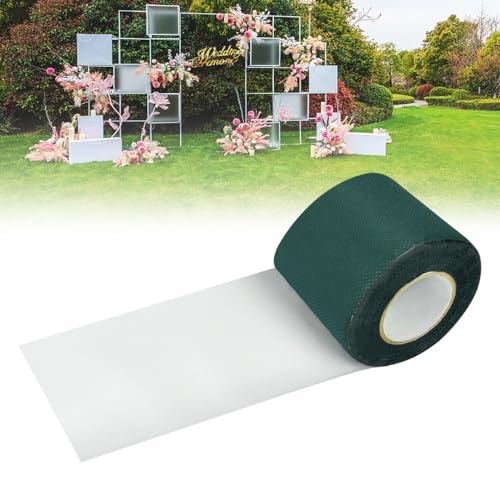 XAVSWRDE Kunstrasen Klebeband Künstliches Grasband 5cmx5m Kunstrasenband Selbstklebend Rasenteppich zur Befestigung von Kunstrasen für den Außenbereich, Garten, Rasen, Teppich (grün) von XAVSWRDE