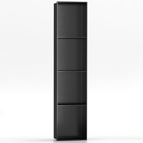 Badezimmer-Nische aus Edelstahl, WC Eingebetteter Stauraum Für Wohnzimmer, Schlafzimmer Küche, Wandschrank In Einteiliger, Einfach Installieren,Black-120x28x12.5cm/3.93x0.91x0.41ft Badezimmer-Nische aus Edelstahl, WC Eingebetteter Stauraum Für Wohnzimmer, Schlafzimmer Küche, Wandschrank In Einteiliger, Einfach Installieren,Black-120x28x12.5cm/3.93x0.91x0.41ft von XAoSCd