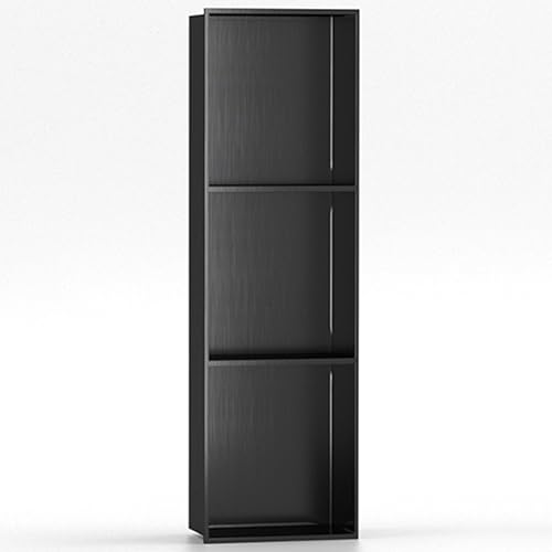 Badezimmer-Nische aus Edelstahl, WC Eingebetteter Stauraum Für Wohnzimmer, Schlafzimmer Küche, Wandschrank In Einteiliger, Einfach Installieren,Black-90x28x12.5cm/2.95x0.91x0.41ft Badezimmer-Nische aus Edelstahl, WC Eingebetteter Stauraum Für Wohnzimmer, Schlafzimmer Küche, Wandschrank In Einteiliger, Einfach Installieren,Black-90x28x12.5cm/2.95x0.91x0.41ft von XAoSCd