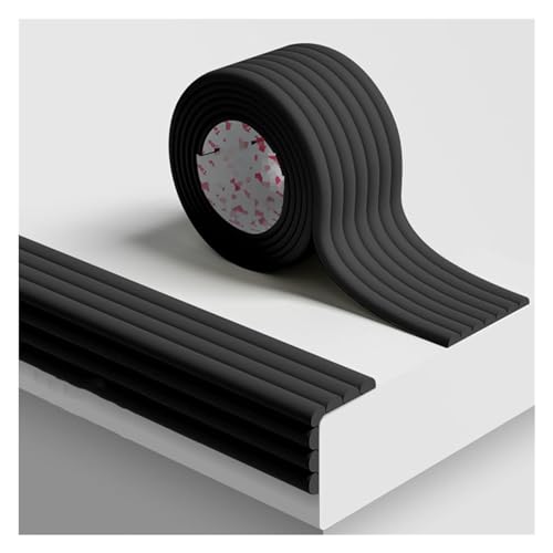 XAoSCd Schaumstoff-Sicherheitsstreifen, 8 cm Breiter, Selbstklebender Tischeckenschutz, Kissenpuffer, 0,8 cm Dicker Kinder-Antikollisionsstreifen Für Möbel Und Kamine,Black-4m/13.12ft von XAoSCd