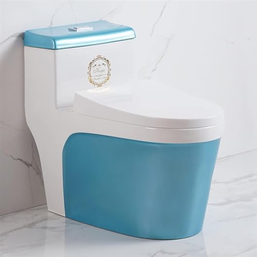 XAoSCd Siphon-Keramik-Toilette, Einteilige Toilette Mit Doppelspülung, Moderne Toilette Mit Universeller Höhe Und Stummschaltung Für Das Badezimmer Im Privathotel, Mehrere Farbe,E350mm-720x390x660mm XAoSCd Siphon-Keramik-Toilette, Einteilige Toilette Mit Doppelspülung, Moderne Toilette Mit Universeller Höhe Und Stummschaltung Für Das Badezimmer Im Privathotel, Mehrere Farbe,E350mm-720x390x660mm von XAoSCd