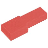 Deckelklemme Faston Buchse 6,3mm rot von XB COMPONENTS