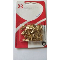Xb Components - Unisolierte 6,3mm Female Faston Terminals (35 Stück) von XB COMPONENTS
