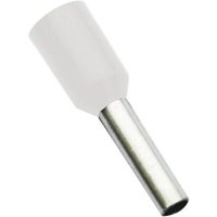 Vorisolierte Hohlspitze 0,5mm weiss (100 Stück) von XB COMPONENTS