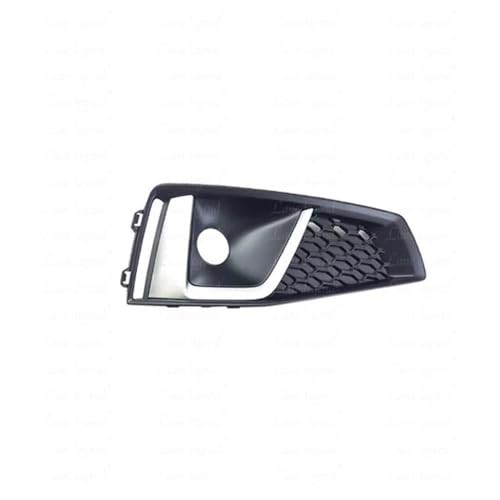 XBBLB Auto Nebelscheinwerfergitter Für Audi A4 B9 S4 2019 2020 8WD807681J Frontstoßstange Nebelscheinwerfer Lampe Kühlergrill Ersatz Auto Styling,Silver-Left von XBBLB