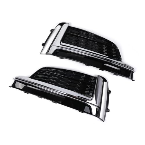 XBBLB Auto Nebelscheinwerfergitter Für Audi A5 Sport 2017 2018 2019 8W6807681F Frontstoßstange Nebelscheinwerfer Lampe Kühlergrill Ersatz Auto Styling von XBBLB