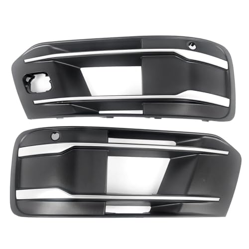 XBBLB Auto Nebelscheinwerfergitter Für Audi Q7 2016 2017 2018 2019 4M0807681T 4M0807682T Frontstoßstange Nebelscheinwerfer Lampe Kühlergrill Ersatz Auto Styling von XBBLB