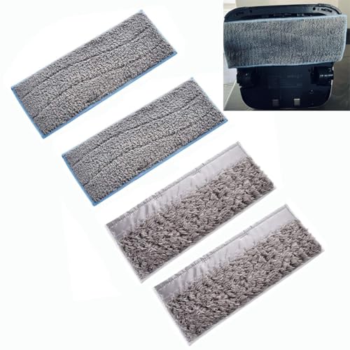 Waschbare Nasswischpads, kompatibel mit IRobot Braava Jet M6, 4 Stück von XBERSTAR