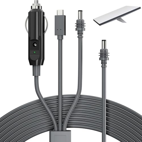 XBERSTAR 3 in 1 Kabel für Starlink Mini Zigarettenanzünder Stecker Stromkabel Hochgeschwindigkeits USB C Autoladegerät DC Netzkabel (10 m) von XBERSTAR