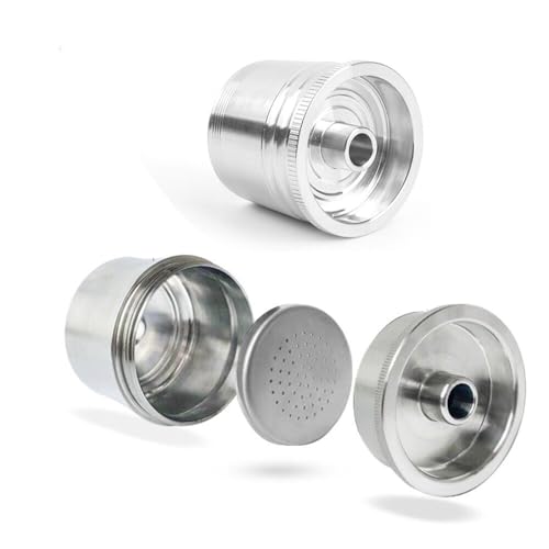 XBERSTAR Edelstahl-Kaffeekapseln, wiederverwendbare Kapseln, Becher für illy/Nespresso-Kaffeemaschine, wiederverwendbare Edelstahl-Kaffeekapselschalen XBERSTAR Edelstahl-Kaffeekapseln, wiederverwendbare Kapseln, Becher für illy/Nespresso-Kaffeemaschine, wiederverwendbare Edelstahl-Kaffeekapselschalen von XBERSTAR