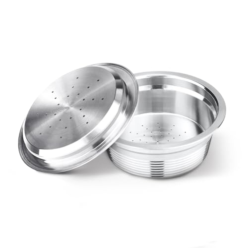 XBERSTAR Wiederverwendbare Kaffeekapseln aus Metall für Lavazza A Modo Mio Jolie (Edelstahl) von XBERSTAR