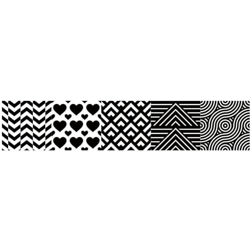 Fenstersticker Fliesenaufkleber Im Retro Stil Mit Schwarz Weißem Strukturmuster Für Waschbecken Badezimmer Und Küche. Fliesenaufkleber In Schwarz Und Weiß. Eine Kleine Größe Fenstersticker Fliesenaufkleber Im Retro Stil Mit Schwarz Weißem Strukturmuster Für Waschbecken Badezimmer Und Küche. Fliesenaufkleber In Schwarz Und Weiß. Eine Kleine Größe von XBHGSY