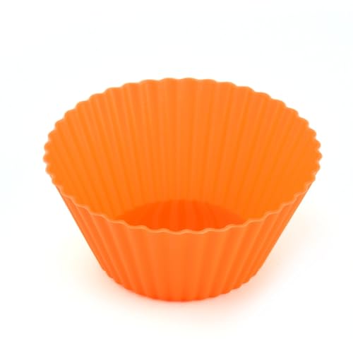 XBHGSY Silikon Brotbackform 10 Stück Runde 7 Cm Große Silikon Muffinförmchen Pudding/Tortenform Schokoladen Backwerkzeuge Muffinförmchen Orange XBHGSY Silikon Brotbackform 10 Stück Runde 7 Cm Große Silikon Muffinförmchen Pudding/Tortenform Schokoladen Backwerkzeuge Muffinförmchen Orange von XBHGSY