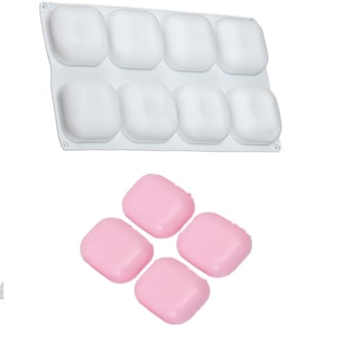 XBHGSY Silikonform 8 In 1 Abgerundete Quadratische Backform Für Kuchen Und Mousse Diy Fondant Silikonform XBHGSY Silikonform 8 In 1 Abgerundete Quadratische Backform Für Kuchen Und Mousse Diy Fondant Silikonform von XBHGSY