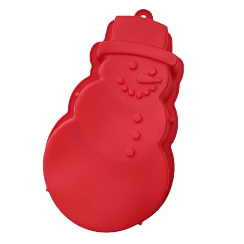 XBHGSY Tortenformen Silikon Weihnachts Schneemann Kuchenform Schokoladen Brotform Mousse Toast Backform XBHGSY Tortenformen Silikon Weihnachts Schneemann Kuchenform Schokoladen Brotform Mousse Toast Backform von XBHGSY