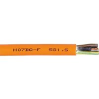 Schwere Gummischlauchleitung H07BQ-F orange 2 G x 1,5 mm² - Rolle 50 m von XBK KABEL
