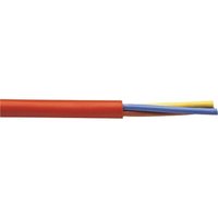 Silikon-Kabel, hitzebeständig -180°C WA-SiHF-J rotbraun 3 x 1,5 mm², 1 Rolle 50 Meter von XBK KABEL