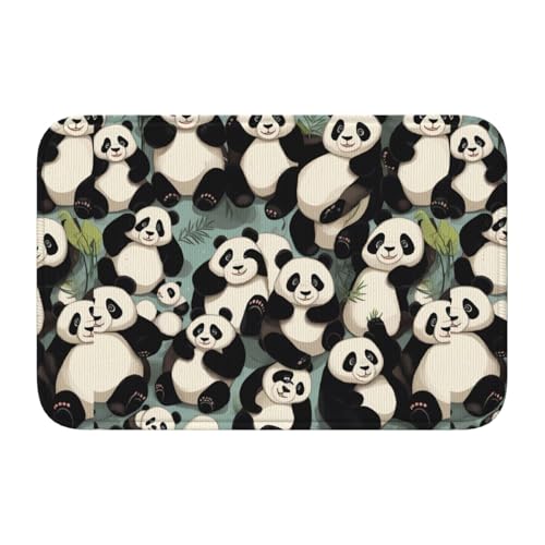 Rutschfeste, verdickte Bodenmatte, XBKGOHA liegender riesiger Pandas, rutschfest, leicht zu reinigen, langlebig, perfekt für WC, Badezimmer, 60 x 40 cm Rutschfeste, verdickte Bodenmatte, XBKGOHA liegender riesiger Pandas, rutschfest, leicht zu reinigen, langlebig, perfekt für WC, Badezimmer, 60 x 40 cm von XBKGOHA