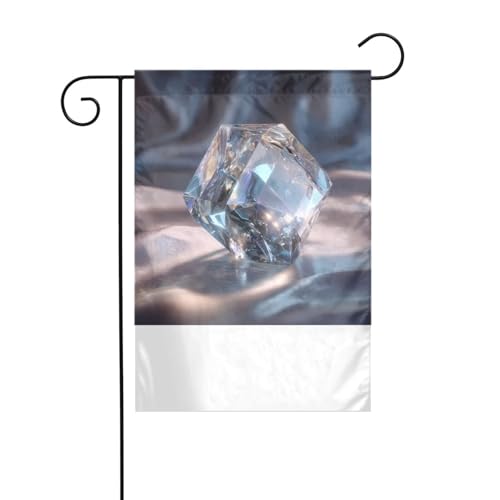 XBKGOHA Brilliant Crystals Bild Garten Fahnenmast Outdoor Hof Dekoration Mode 30,5 x 45,7 cm von XBKGOHA