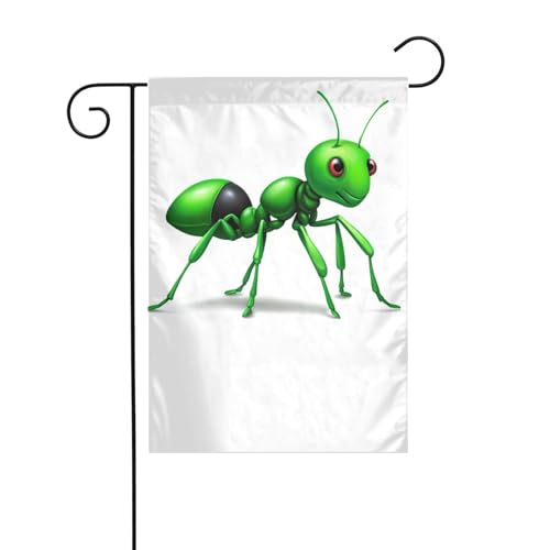 XBKGOHA Grüne kleine Ameise Bild Garten Fahnenmast Outdoor Hof Dekoration Mode 30,5 x 45,7 cm XBKGOHA Grüne kleine Ameise Bild Garten Fahnenmast Outdoor Hof Dekoration Mode 30,5 x 45,7 cm von XBKGOHA