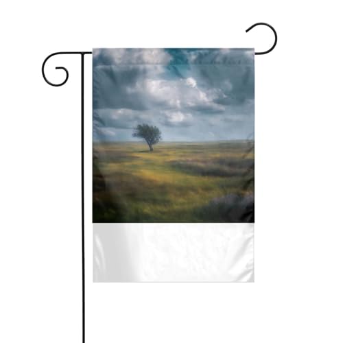 XBKGOHA Kleiner Baum auf der Prärie Bild Garten Fahnenmast Outdoor Hof Dekoration Mode 30,5 x 45,7 cm XBKGOHA Kleiner Baum auf der Prärie Bild Garten Fahnenmast Outdoor Hof Dekoration Mode 30,5 x 45,7 cm von XBKGOHA