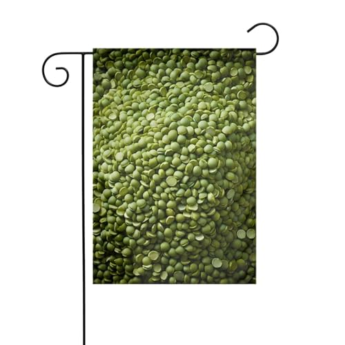 XBKGOHA Mungbohnen Bild Garten Fahnenmast Outdoor Hof Dekoration Mode 30,5 x 45,7 cm von XBKGOHA