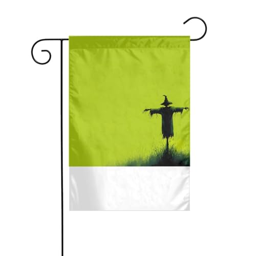 XBKGOHA Vogelscheuche Bild Garten Fahnenmast Outdoor Hof Dekoration Mode 30,5 x 45,7 cm von XBKGOHA