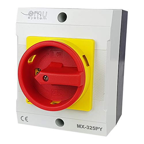 Hauptschalter 25A Reparaturschalter MX-325PY Gehäuse Lasttrennschalter XBS von XBS