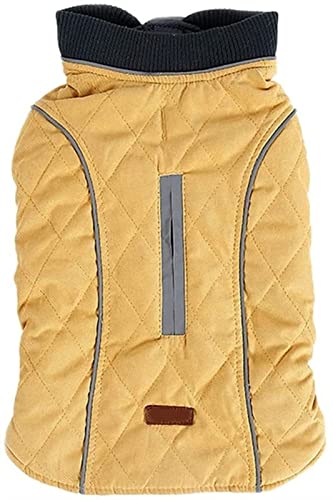 XBSXP Warme Hundemäntel Hundejacke Reflektierende Weste Herbst-Winter Winddicht Schneeanzug Hundebekleidung Dick Gepolsterte Haustierkleidung für Hunde von XBSXP