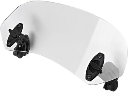 XBTGHWMZ Windabweiser Motorrad für Honda CB500F Standard 2013-2024, Motorrad Windschild Spoiler, Motorrad Verstellbarer Clip Auf Windschutzscheibe Windabweiser von XBTGHWMZ