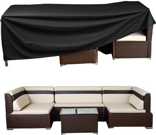 XBTYKPB Abdeckung für Gartenmöbel140x80x70cm, Wasserdicht Winterfest Multi Größe Schutzhülle Rechteckig für Gartentische Terrassenmöbel Outdoor XBTYKPB Abdeckung für Gartenmöbel140x80x70cm, Wasserdicht Winterfest Multi Größe Schutzhülle Rechteckig für Gartentische Terrassenmöbel Outdoor von XBTYKPB