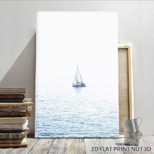 XBTYKPB Ozeanreise, Silhouette eines Segelboots, Wandkunst im minimalistischen Stil – Leinwanddrucke, Poster, Wanddekoration für Wohnzimmer und Schlafzimmer, 70 x 100 cm, mit Rahmen XBTYKPB Ozeanreise, Silhouette eines Segelboots, Wandkunst im minimalistischen Stil – Leinwanddrucke, Poster, Wanddekoration für Wohnzimmer und Schlafzimmer, 70 x 100 cm, mit Rahmen von XBTYKPB