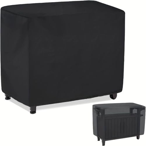 XBTYKPB Schwarz Abdeckung für Gartenmöbel,190x150x85cm(LxWxH) gartenmöbel Abdeckung Wasserdicht abdeckplane gartenmöbel Aufbewahrungsbox Schutzhülle von XBTYKPB