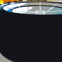 Schwarz - Lampenschirm 45cm/23cm von XBergDesign