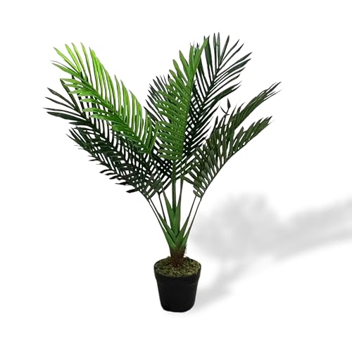 XBrand 80.0 cm H Künstliche Palme mit Topf - Indoor & Outdoor Dekoration, UV-beständig, pflegeleicht XBrand 80.0 cm H Künstliche Palme mit Topf - Indoor & Outdoor Dekoration, UV-beständig, pflegeleicht von XBrand