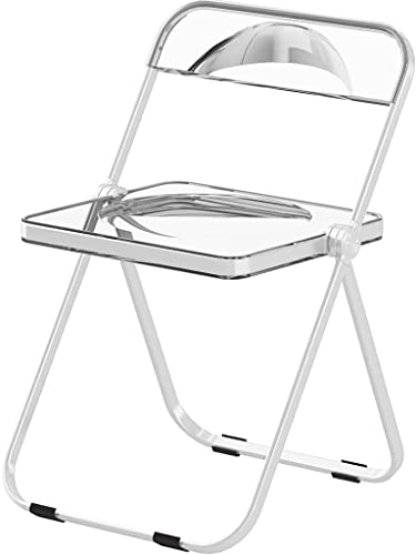 XCC Klappstuhl Kunststoff Modischer Edelstahl Klappstuhl Dekorativer Sessel Stuhl, (Größe: 46 * 47 * 74cm) von XCC