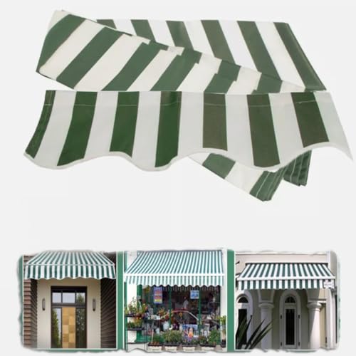 XCHSXYL Ersatzstoff für einziehbare Terrassenmarkise – 280 g Polyester-Sonnenschutzdach für den Außenbereich, perfekt für Hof, Tür und Balkon (Größe: 3,5 x 2,5 m) von XCHSXYL